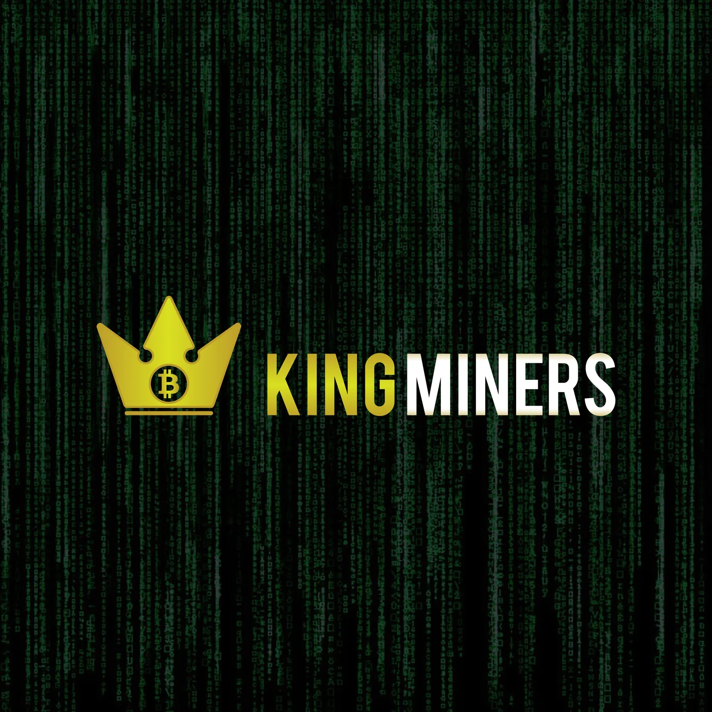 King Miners logo: a crown holding a Bitcoin